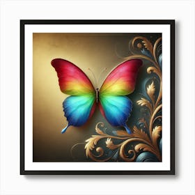 Colorful Butterfly 3 Art Print