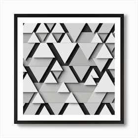 Abstract Triangles 12 Art Print