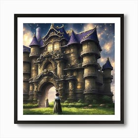 The magical castle of enchanted dreams Art Print