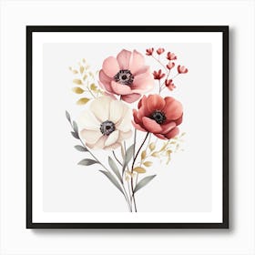 Bouquet Of Flowers 4 Art Print