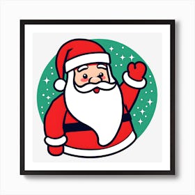 Santa Claus 10 Art Print