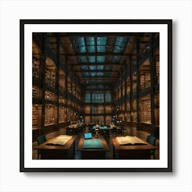 Library Of Congress 3 Art Print