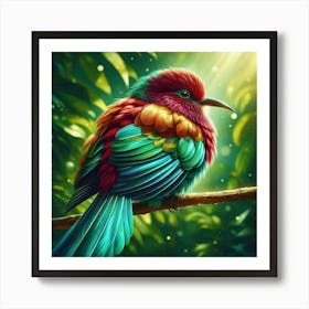 Colorful Bird Art Print