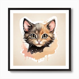 Cute Kitten 1 Art Print