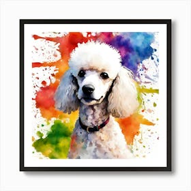 Poodle, National Pet Day! Art Print