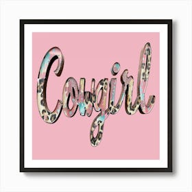 Cowgirl 10 Art Print