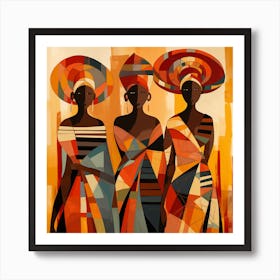 Three African Women 22 Art Print