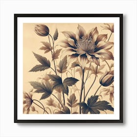 Floral Painting Art Print