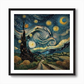 Starry Night Art Print