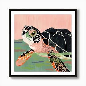 Cute Turtle Art Print