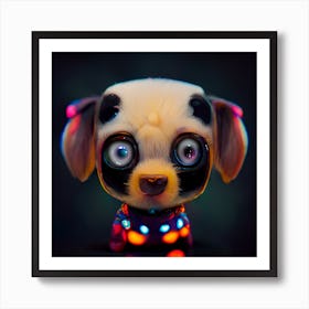 Robo Puppy Art Print