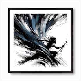 Black And White Painting Art Print