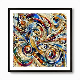 Abstract Painting 17 Art Print