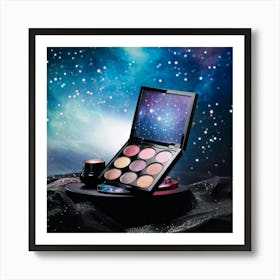 A Celestial Infused Makeup Palette Boasting Interstellar Radiance And Twinkling Shimmer Encapsulat (5) Art Print