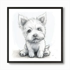 West Highland Terrier 1 Art Print