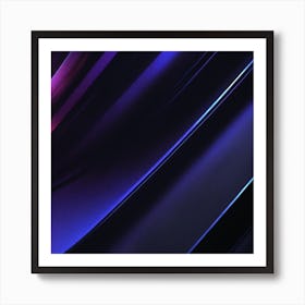 Abstract Dynamic Color Lines Art Print