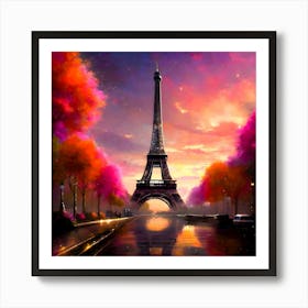 Eiffel Tower 1 Art Print