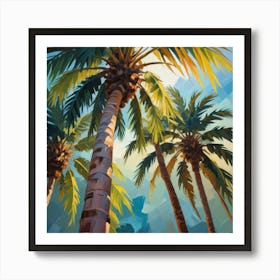 Sunday Palms Art Print 1 Art Print