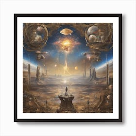 Spaceship 40 Art Print