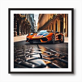 Lamborghini 64 Art Print