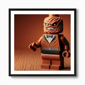 Clayface from Batman in Lego style 3 Art Print