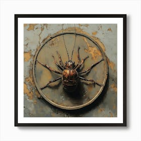 The Circle Beetle Art Print