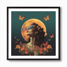 Moon Shades Art Print