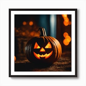 Halloween Pumpkin 2 Art Print