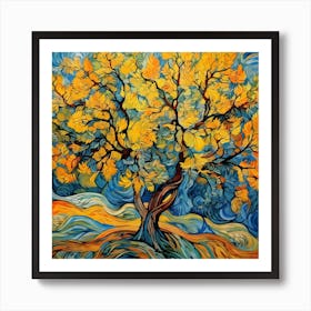 Olive Tree By Vincent Van Gogh Art Print