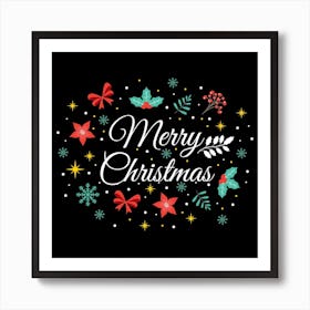 Merry Christmas Art Print