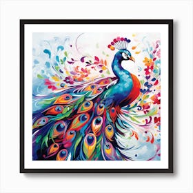 Peacock 3 Art Print