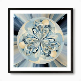 Whirling Geometry_#9 Art Print