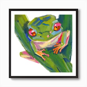 Red Eyed Tree Frog 07 Art Print