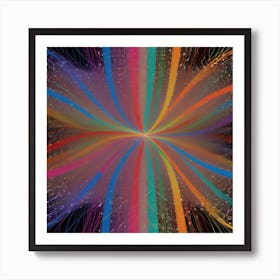 Abstract Fractal 19 Art Print