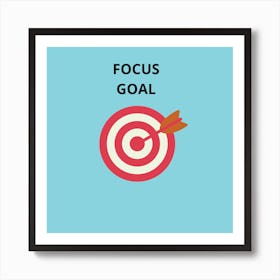 Focus Goal Art Print