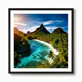 Travel Relaxation Adventure Beach Exploration Leisure Tropical Getaway Scenic Sightseeing (19) Art Print