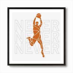 Basketball Player Art Print