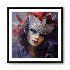 Venice Mask 2 Art Print