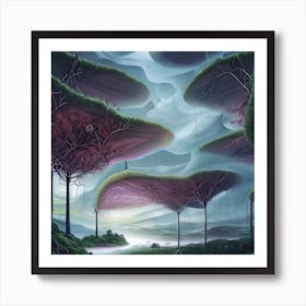 Alien Landscape 1 Art Print