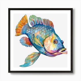 Colorful Fish Art Print