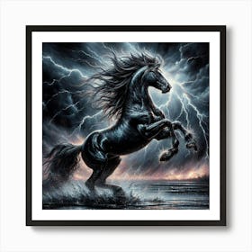 Lightning Horse 35 Art Print