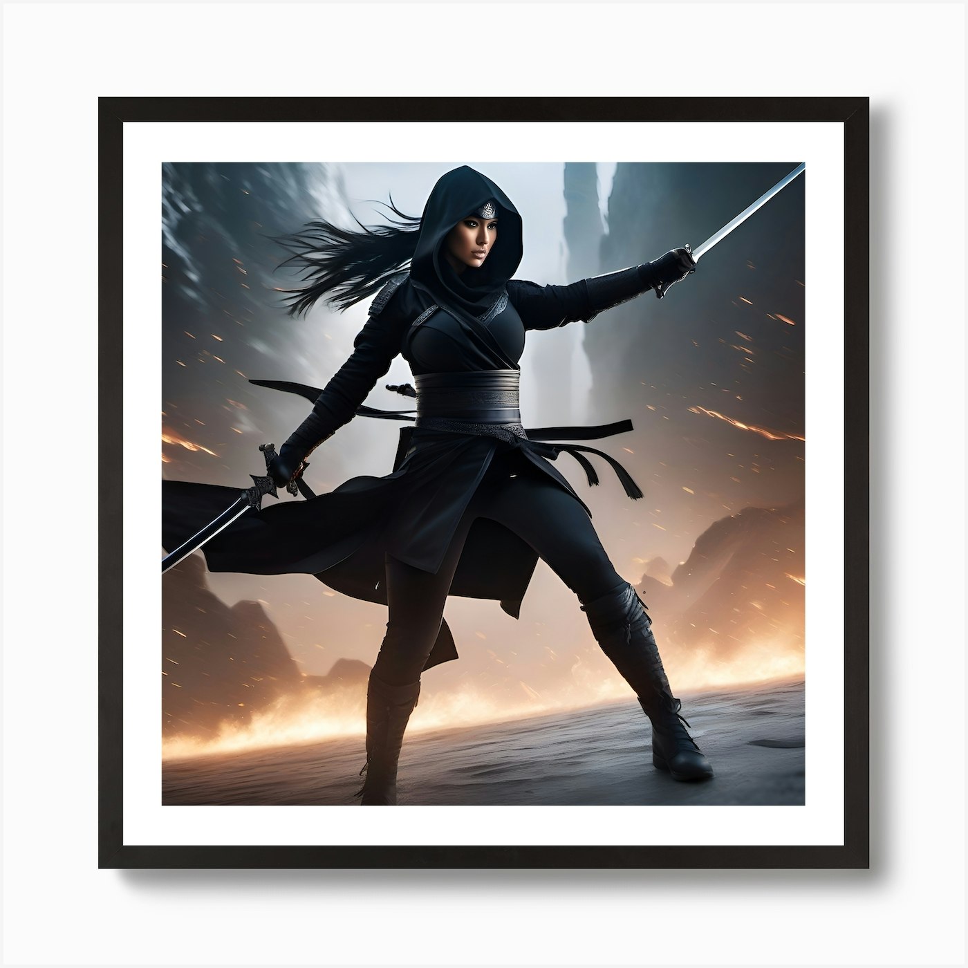 Ninja Assassin 2 Art Print by StrangeForce - Fy