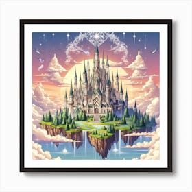 Castle In The Clouds 10 Art Print