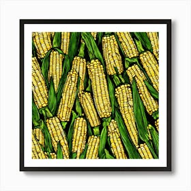 Sweetcorn As A Logo (84) Art Print