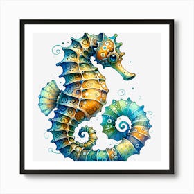 Seahorse 4 Art Print