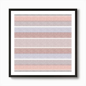 Striped Fabric Art Print