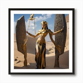 Egyptian Goddess 1 Art Print