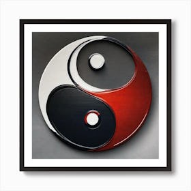 Yin Yang 55 Art Print