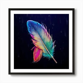 Feather Feather Feather 1 Art Print