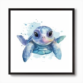 Baby Sea Turtle Watercolour 5 Art Print